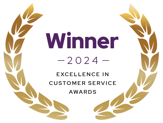 Winner Excellence in Customer Service Award 2024